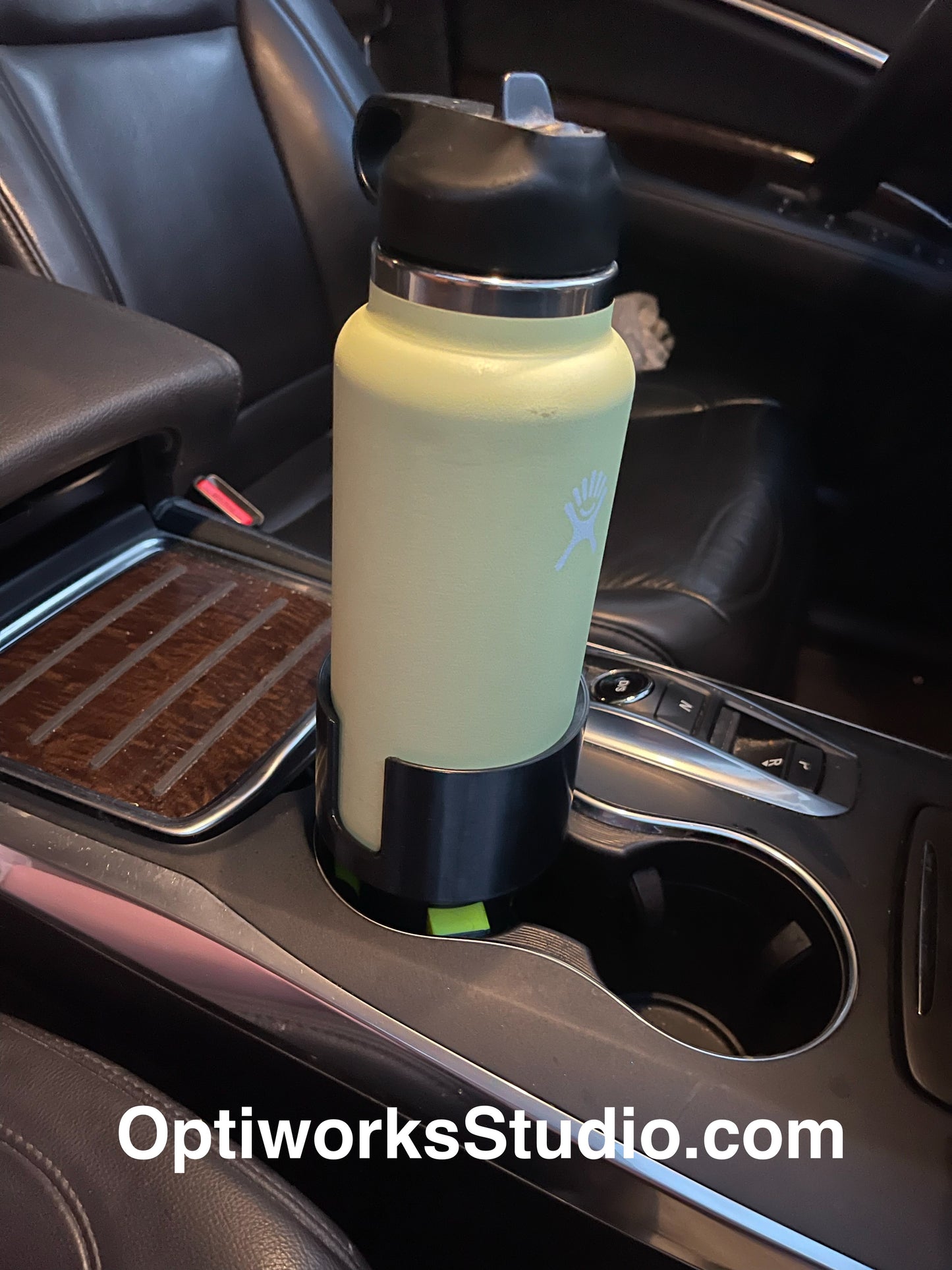 Custom Car Cup Holder Adapter | Fits Any Bottle, Tumbler, Jug or Mason Jar | 64oz Hydro Flask, Stanley, Yeti, Owala & More