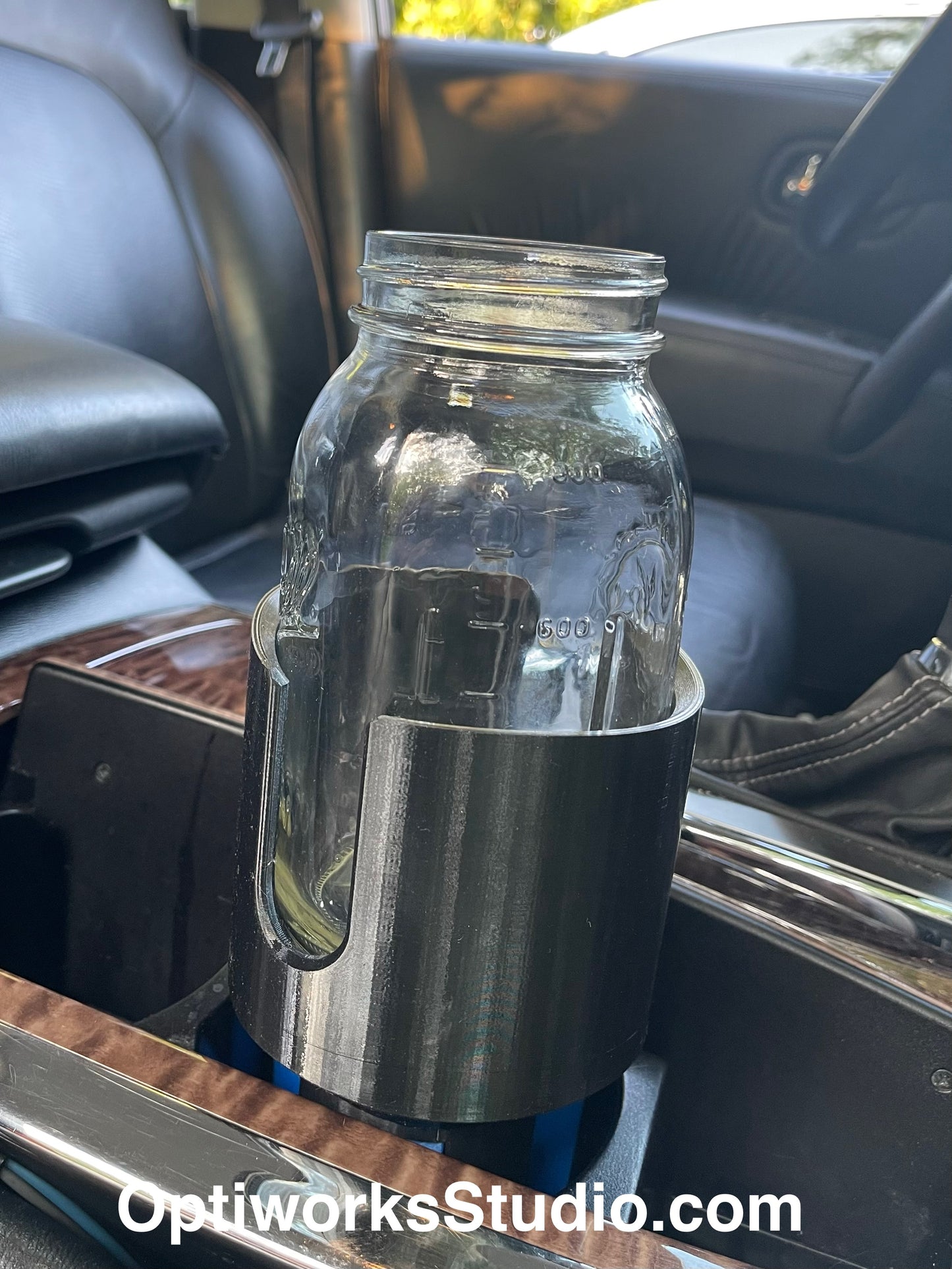 Custom Car Cup Holder Adapter | Fits Any Bottle, Tumbler, Jug or Mason Jar | 64oz Hydro Flask, Stanley, Yeti, Owala & More